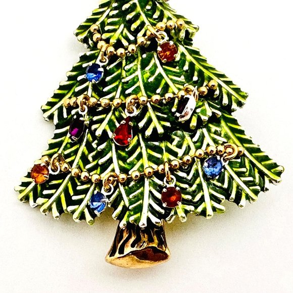 Avon Collectible 2008 Large Christmas Tree Brooch/Pin - Picture 6 of 9